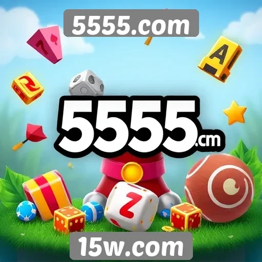 Variedade de jogos disponíveis em 5555.com